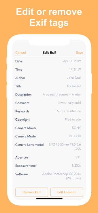 Imagen 2 para Exif Metadata
