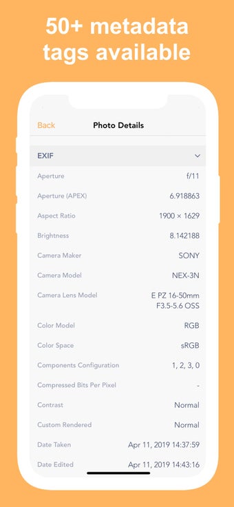 Image 2 for Exif Metadata