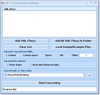 Image 0 for XML To Text Converter Sof…