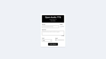 Imagen 0 para Open-Audio TTS