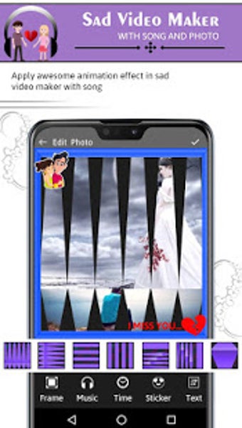 Imagen 0 para Sad video maker with song…