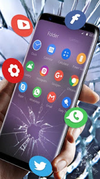 Imagen 3 para Broken Screen Wallpaper T…