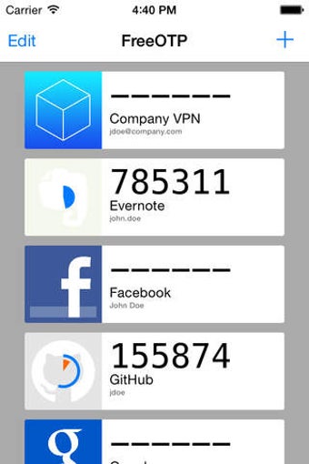 Image 0 for FreeOTP Authenticator
