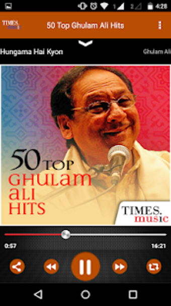 Image 1 for 50 Top Ghulam Ali Hits