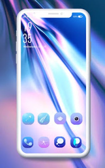Image 2 for Blue purple colorful them…