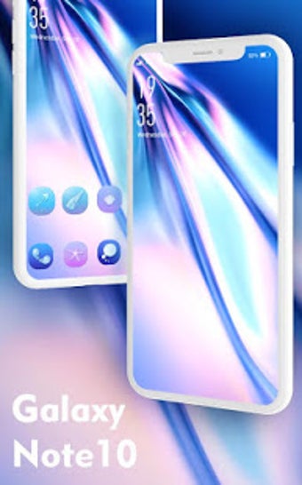 Image 3 for Blue purple colorful them…