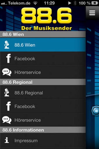 Image 0 for Radio 88.6 - der Musiksen…