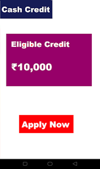 Imagen 0 para Cash Credit - Instant Per…
