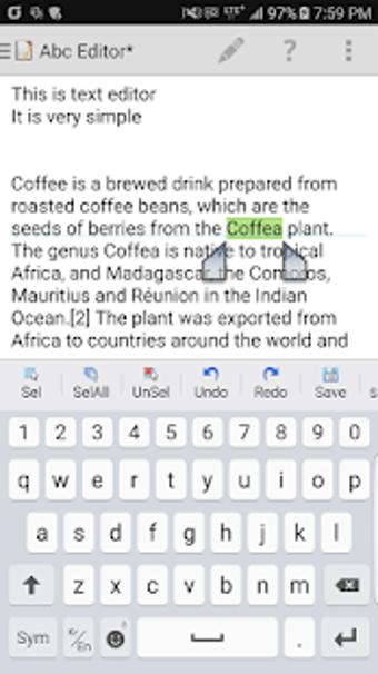 Imagen 1 para Abc Editor ( Large file t…