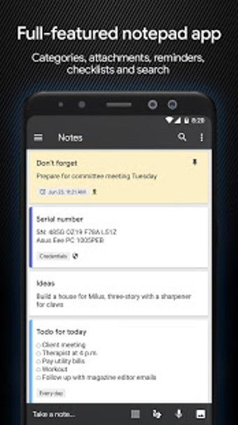 Image 2 for Secure Notes Elite: Encry…
