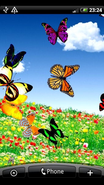Imagen 1 para Butterfly Live Wallpaper