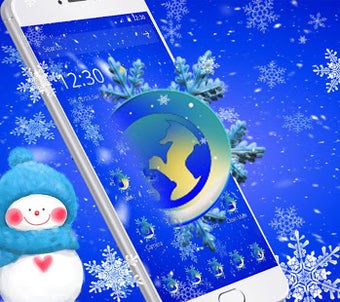 Image 3 for Blue Winter Snow Theme
