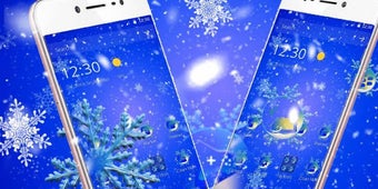 Image 0 for Blue Winter Snow Theme