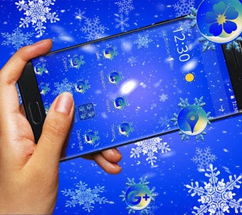 Image 1 for Blue Winter Snow Theme