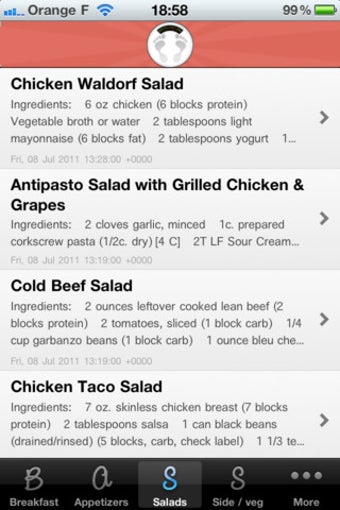 Image 0 for Zone Diet Recipes & meals