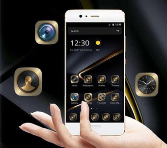 Imagen 0 para Golden Black Theme for Hu…