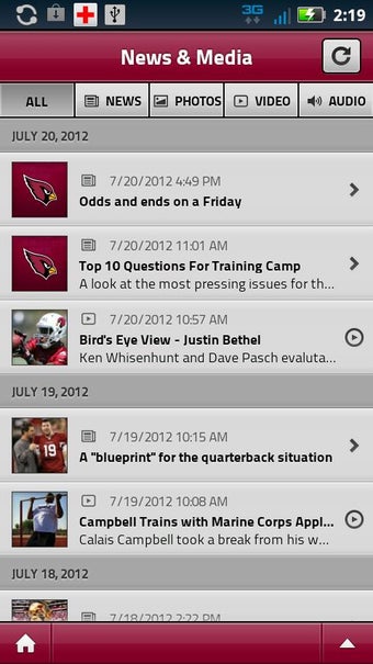 Image 0 for Arizona Cardinals Mobile
