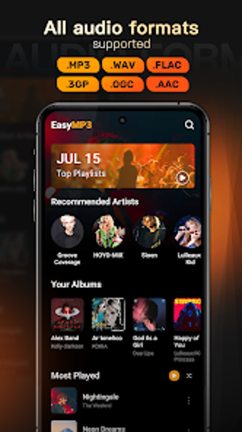 Image 0 for EasyMp3 - Music Player