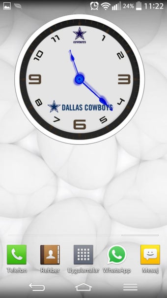 Image 2 for Cowboys Clock Widgets