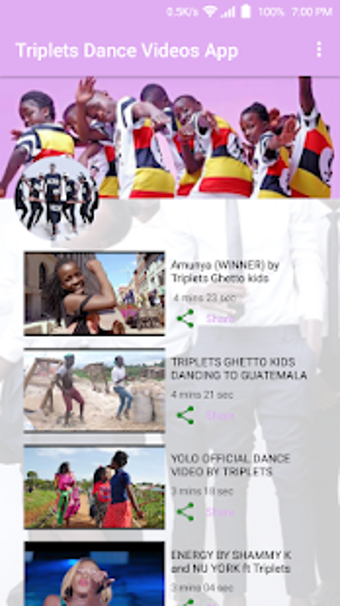 Imagen 0 para Triplets Dance Videos App…
