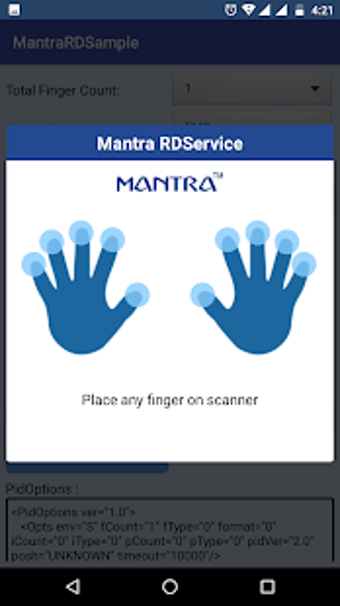 Image 1 for Mantra RD Service