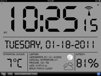 Imagen 0 para LCD Wallclock+Weather