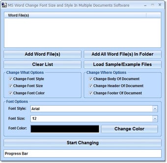 Image 0 for MS Word Change Font Size …