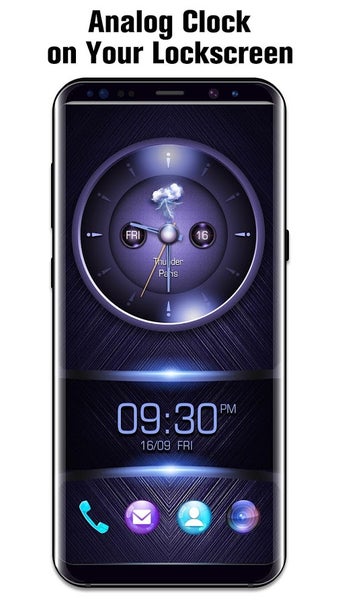 Imagen 3 para Analog Clock on Lockscree…