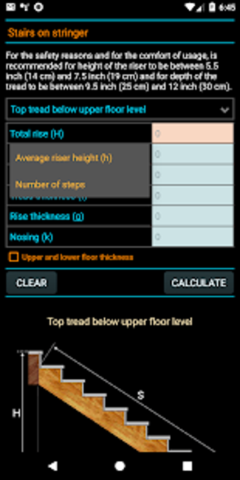 Imagen 1 para Classic stair calculator