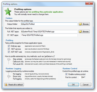 Image 0 for Eqatec Profiler