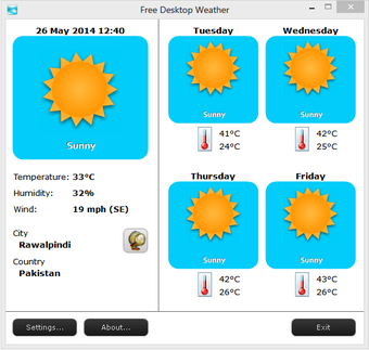 Image 0 for Free Desktop Weather
