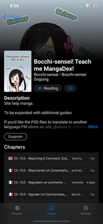 Image 1 for Paperback Manga Reader