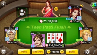 Imagen 1 para Teen Patti Flush: 3 Patti…