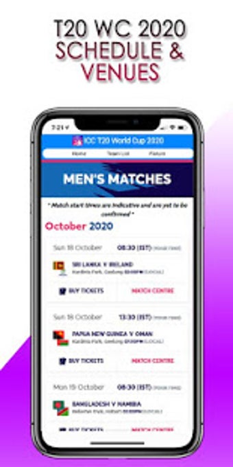 Image 1 for T20 World Cup 2020 Schedu…