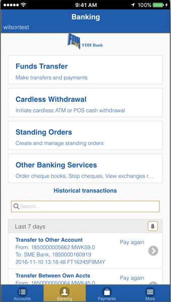 Imagen 3 para FDH bank Mobile banking
