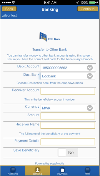 Imagen 2 para FDH bank Mobile banking