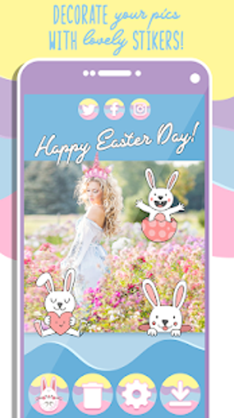Image 1 for Easter Photo Stickers App