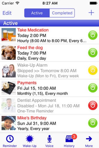 Image 0 for Reminders, Alarm and Voic…