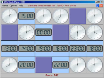 Image 0 for 24hr Clock Pairs