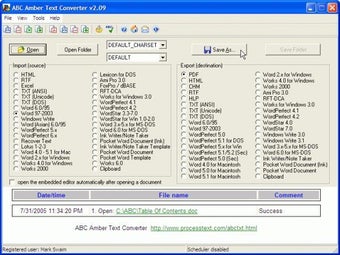 Image 0 for ABC Amber Text Converter