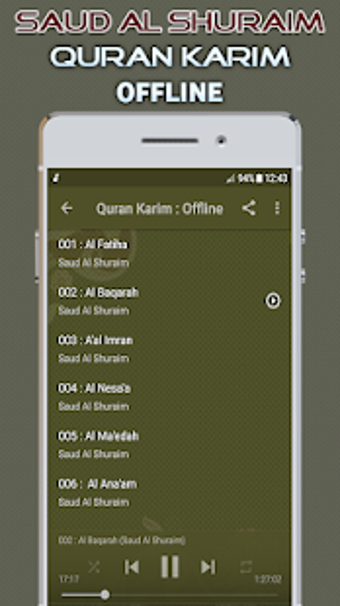 Image 0 for Full Quran saud al shurai…