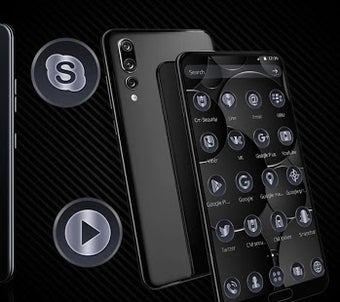 Imagen 3 para Metal Dark Black Launcher…