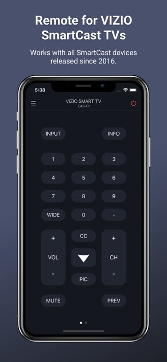 Image 0 for TV Remote for Vizio Smart…