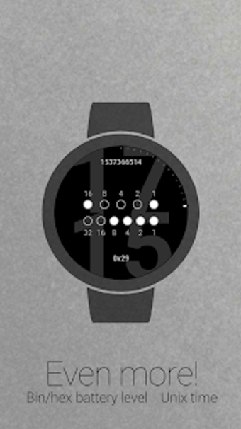 Image 1 for Binary Watch Face