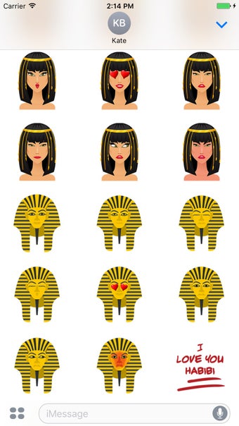 Image 0 for Egyptian Emoji Stickers