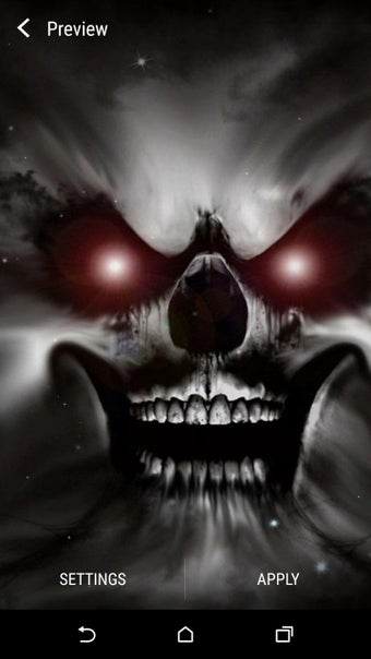 Imagen 1 para Lightning Skull Live Wall…
