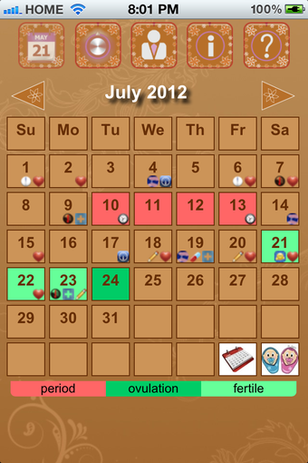 Imagen 2 para Free Ovulation Calendar