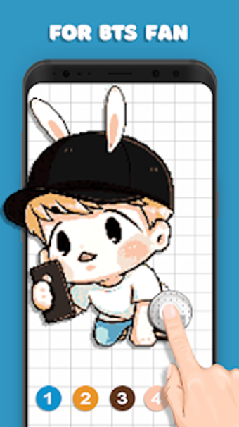 Image 1 for BTS Pixel Art - Paint by …