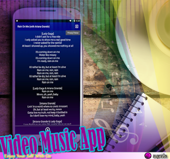 Image 1 for Lady Gaga Song - Rain On …