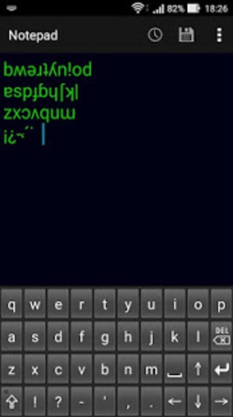 Image 0 for Upside down keyboard